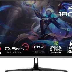 Gameon Gops27180Ips 27 Fhd ,180Hz, Ips Gaming Monitor - Black